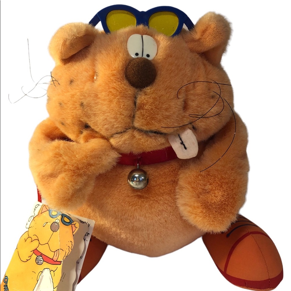 Vintage Andrew Brownsword 1989 Plush Cat with tags